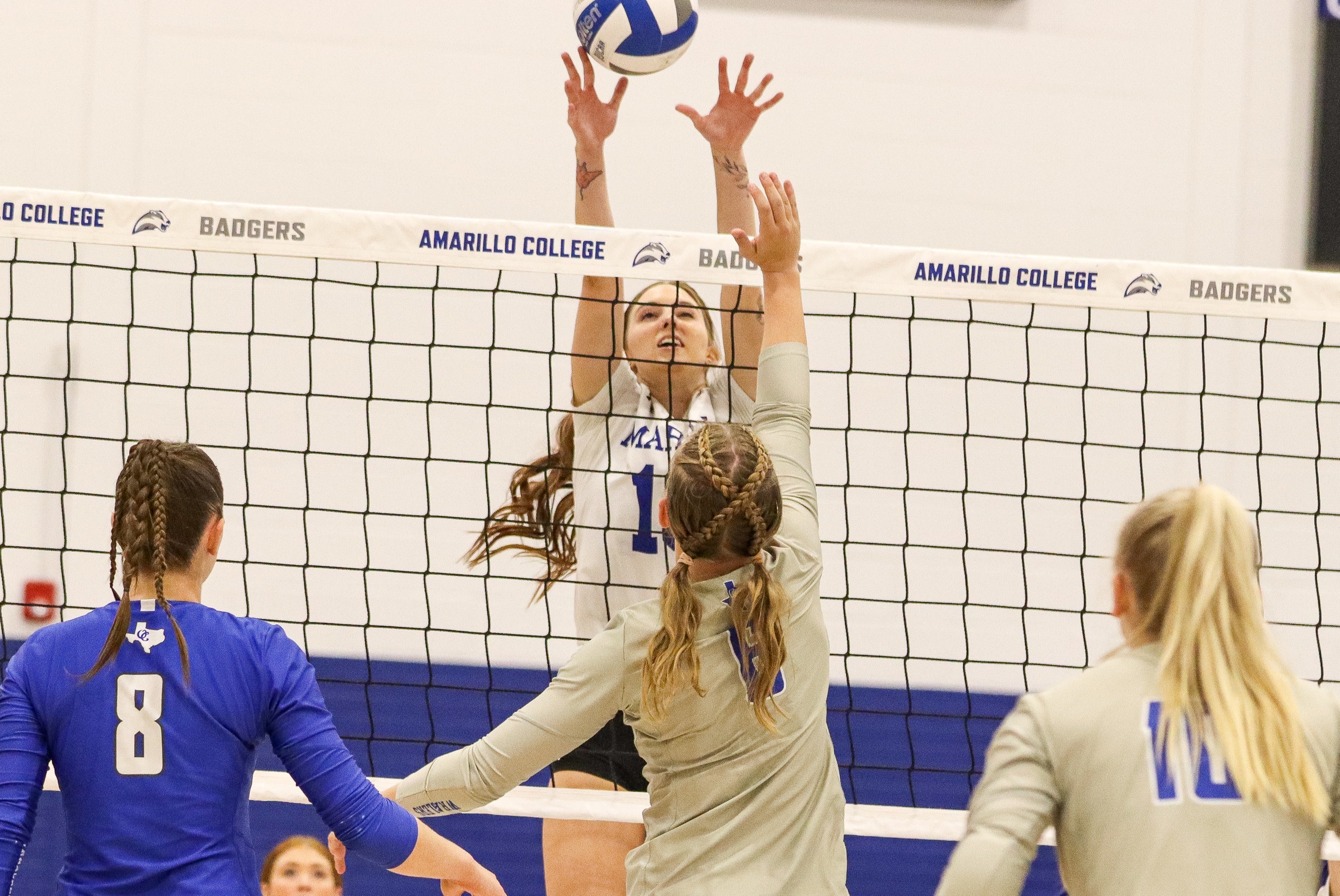 AC volleyball ends first cycle of WJCAC slate with 4-set defeat to No. 9 NMJC