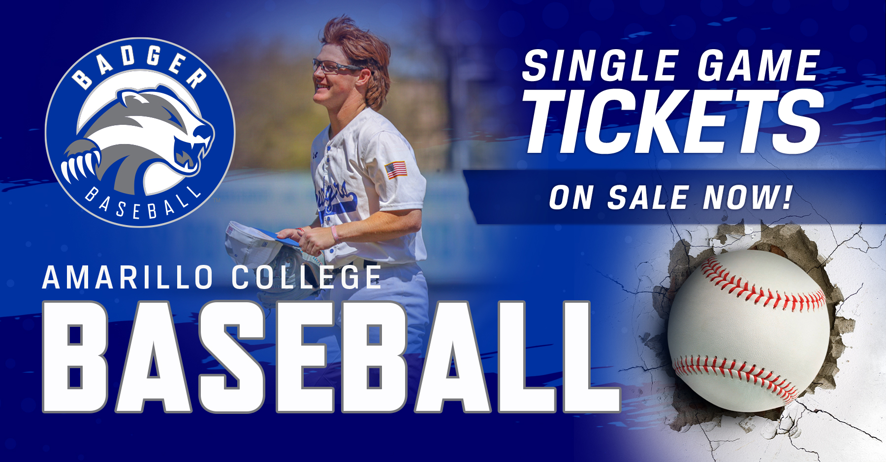 Baseball ticket sales graphic with Payton Bush